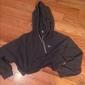 Salty Crew Charcoal Cropped Hoodie